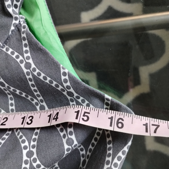 Modern "Mod" Abstract Print Dress - Picture 14 of 16